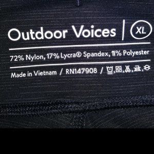 Outdoor Voices Flex 7/8 Leggings, Size XL